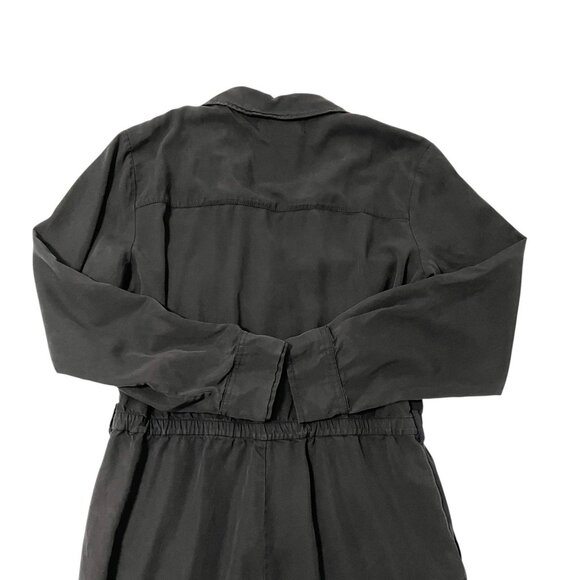 Anthropologie Sanctuary Utility Long Sleeve Jumpsuit Classic Black size Small - Picture 4 of 7